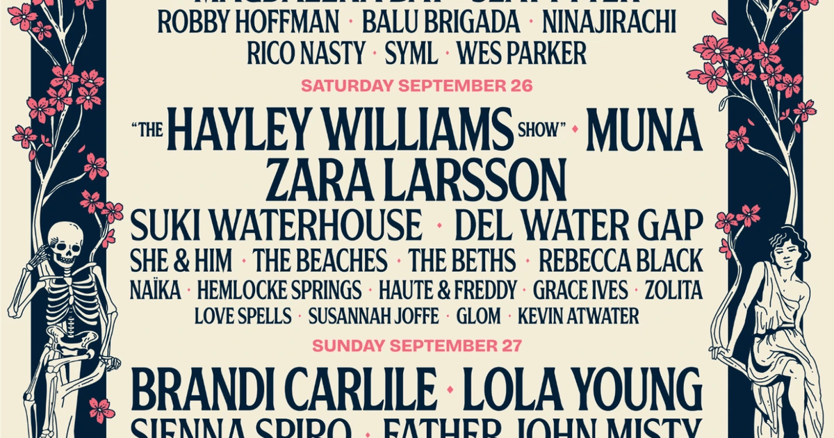 All Things Go DC 2026 Has Mitski, Hayley, Brandi, Ethel, Father John, Muna, Robby Hoffman, Slayyyter, More