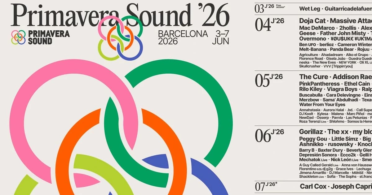 Primavera Sound Barcelona 2026 Livestream Schedule