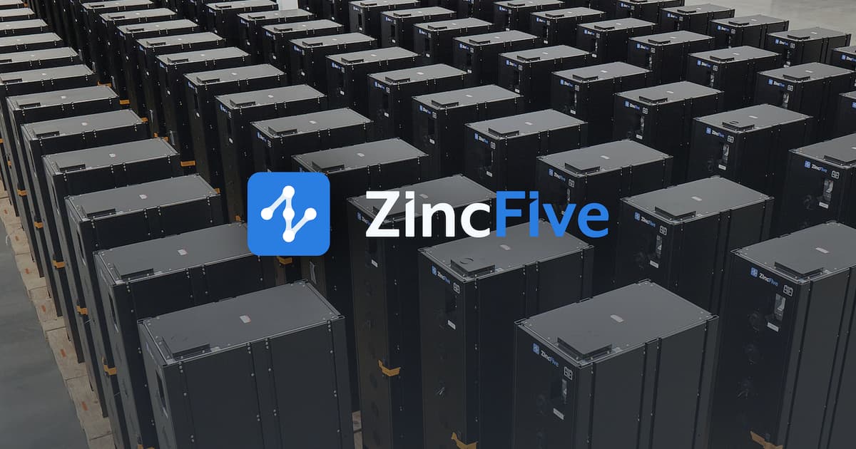 ZincFive to Go Public via $752M SPAC Merger with Spark I Acquisition