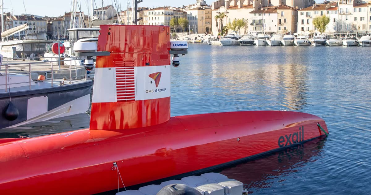 OMS Group Snaps up Second Exail DriX Vessel for Subsea Surveys