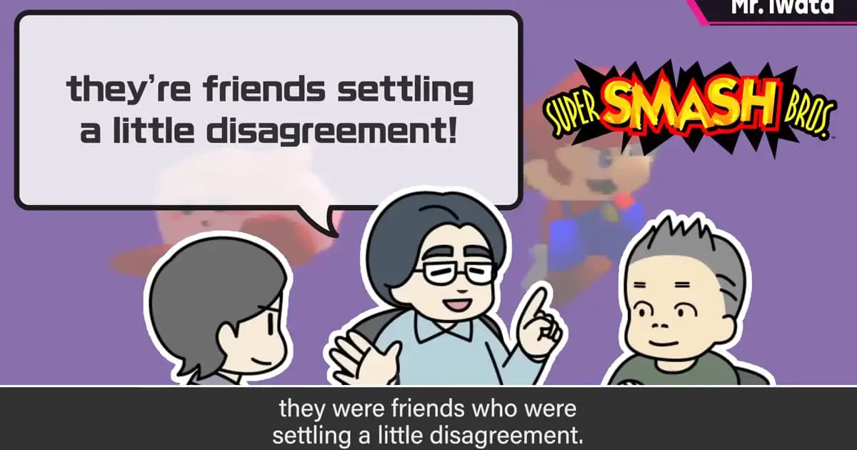 Satoru Iwata Came up with the Title 'Super Smash Bros.' Since It Sounded Like 'Friends Who Were Settling a Disagreement'