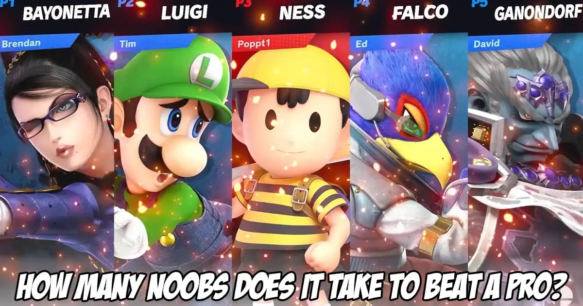 How Many 'Noobs' Does It Take to Take Former Pro Poppt1 Down in Super Smash Bros. Ultimate?