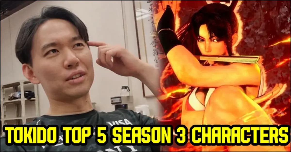 Tokido Reveals His Top 5 Street Fighter 6 Characters Ahead of Capcom Cup 12 as Phenom Brings Back His Yearly...
