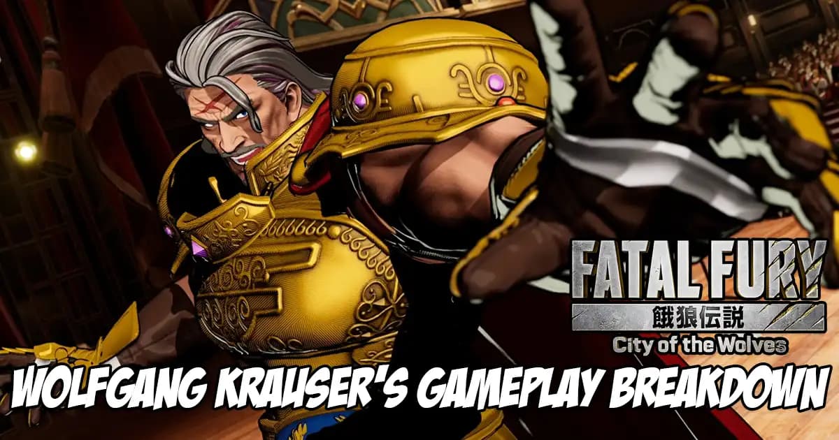Gameplay Breakdown of Wolfgang Krauser in Fatal Fury: City of the Wolves