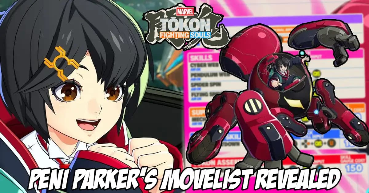 Details of Peni Parker's Moveset for Marvel Tokon: Fighting Souls Revealed