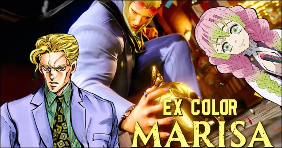 Street Fighter 6's New EX Costume Colors Appear to Reference Both JoJo's Bizarre Adventure and Demon Slayer