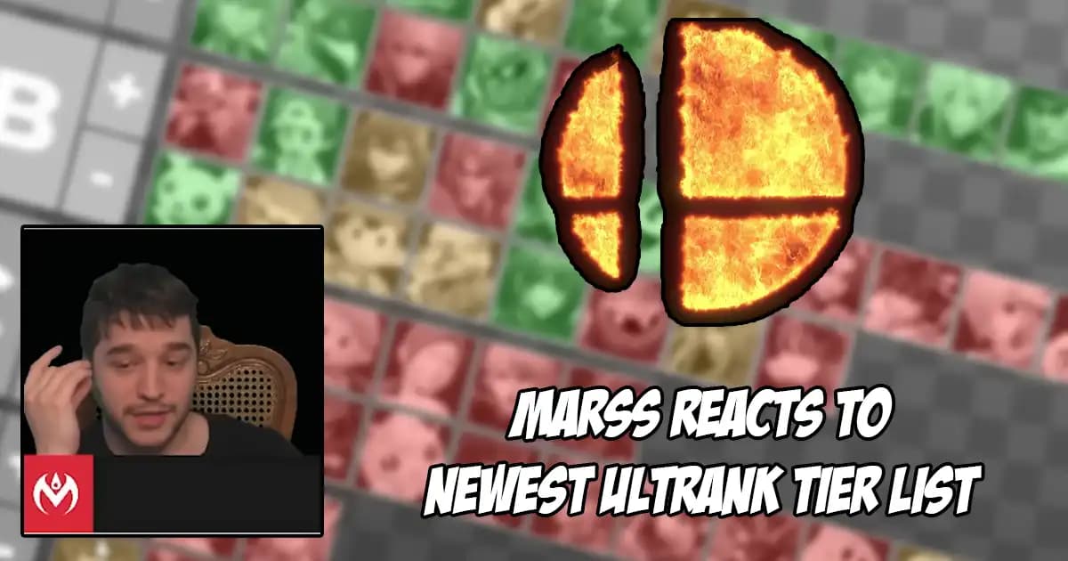 Marss Reacts to Newest Official Tier List for Super Smash Bros. Ultimate