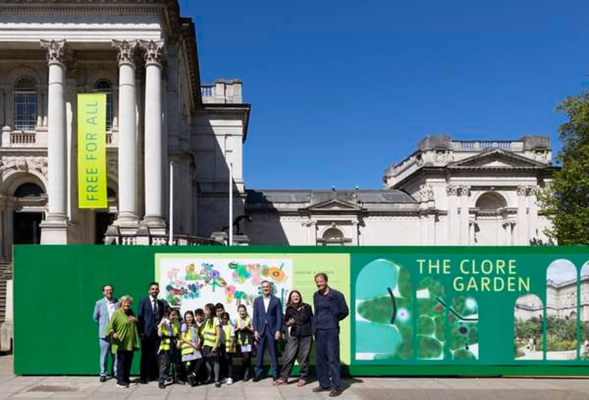 Tate Britain Celebrates Work Beginning on New Clore Garden