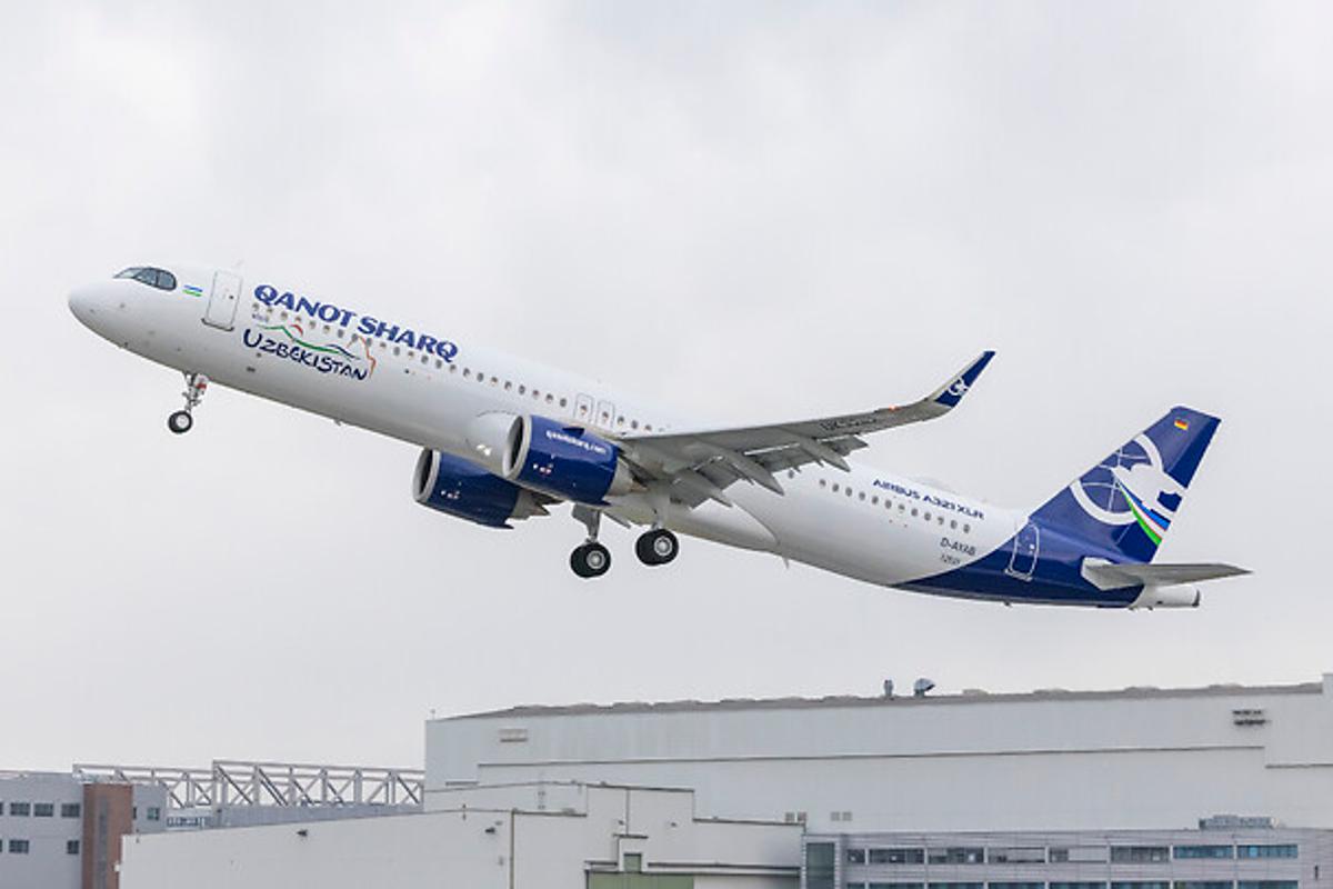 Qanot Sharq Takes Delivery of Its First Airbus A321XLR Aircraft