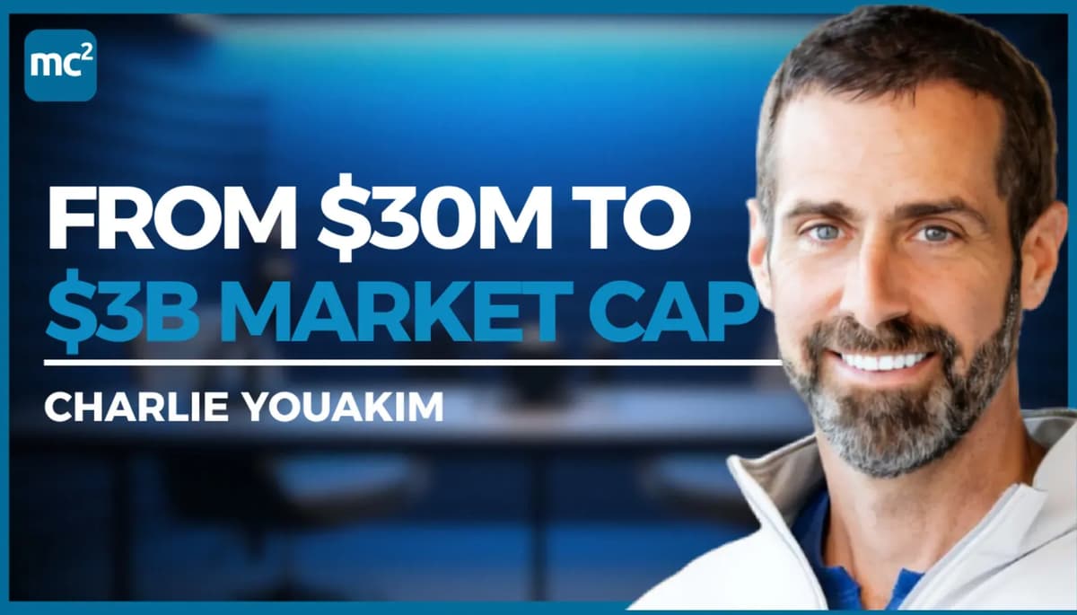 Club Conversation with Charlie Youakim, 85x Return in 3 Years
