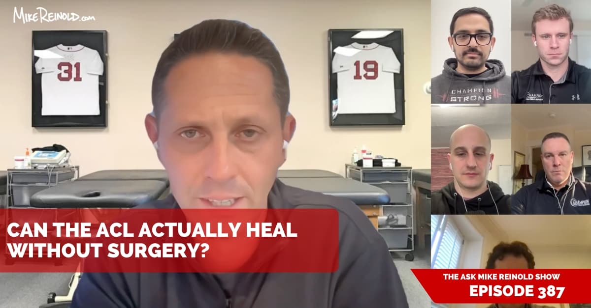 Can the ACL Actually Heal Without Surgery?