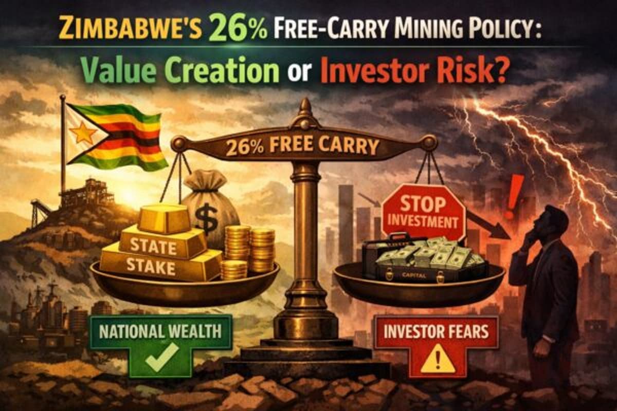 Zimbabwe’s 26% Free-Carry Mining Policy: Value Creation or Investor Risk?