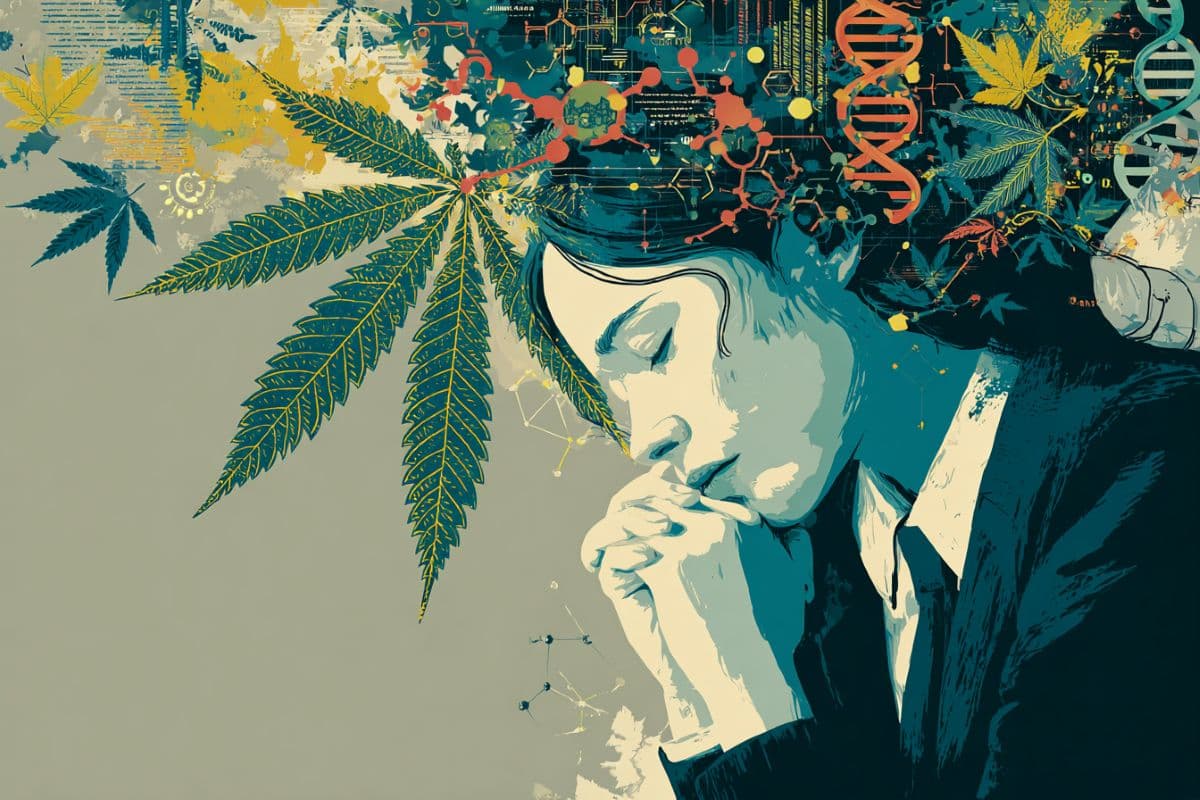 Genetic Pathways Link Cannabis Use to Psychosis Risk