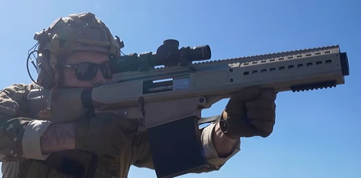 New Anti-Drone, Anti Trench Weapon – Precision, Semi Auto Grenade Launcher