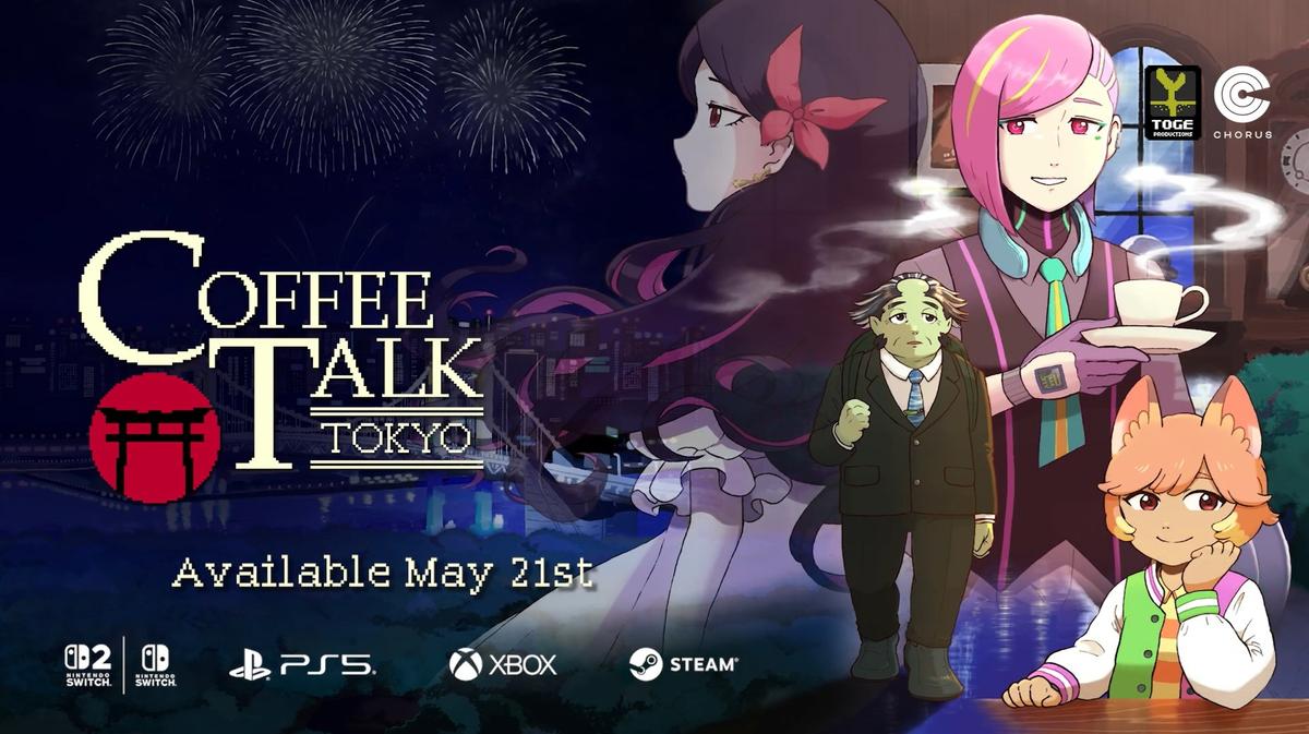 Coffee Talk Tokyo Launch Trailer – Cozy, Narrative-Driven Visual Novel Lands on Nintendo Switch 2 and Switch