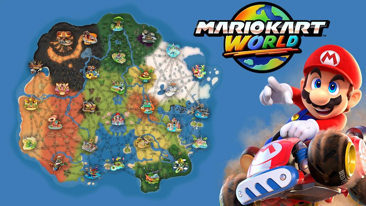 Mario Kart World Dev Discusses How the Map Was Designed