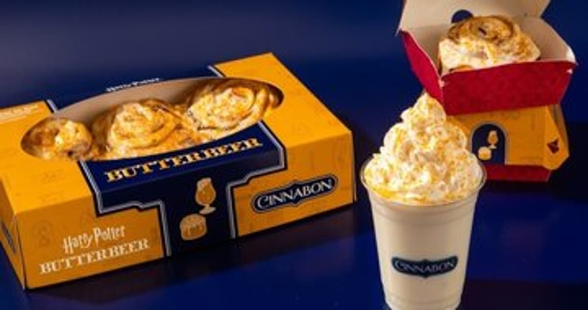 Cinnabon to Release Harry Potter-Inspired Butterbeer Treats for Limited Time