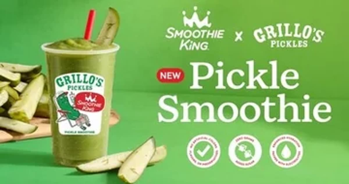 Smoothie King Launches Limited-Edition Pickle Smoothie