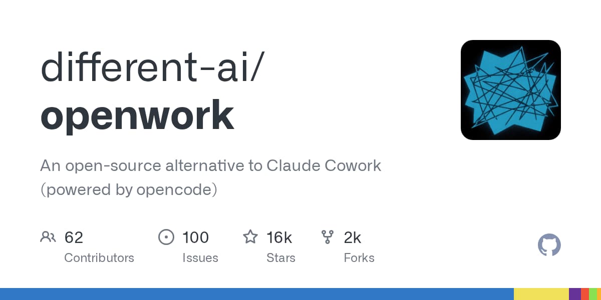 Show HN: OpenWork – an Open-Source Alternative to Claude Cowork