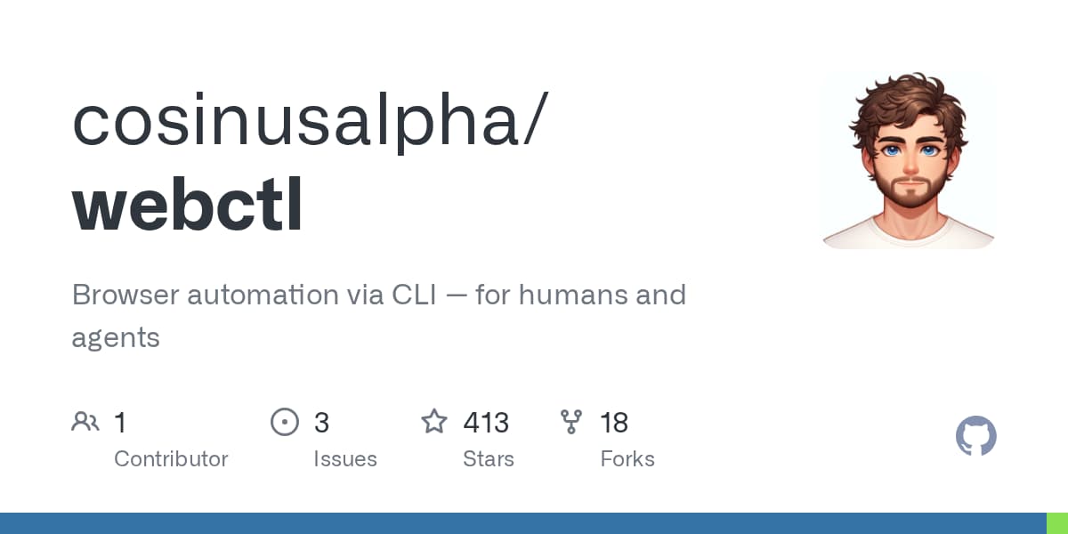 Show HN: Webctl – Browser Automation for Agents Based on CLI Instead of MCP
