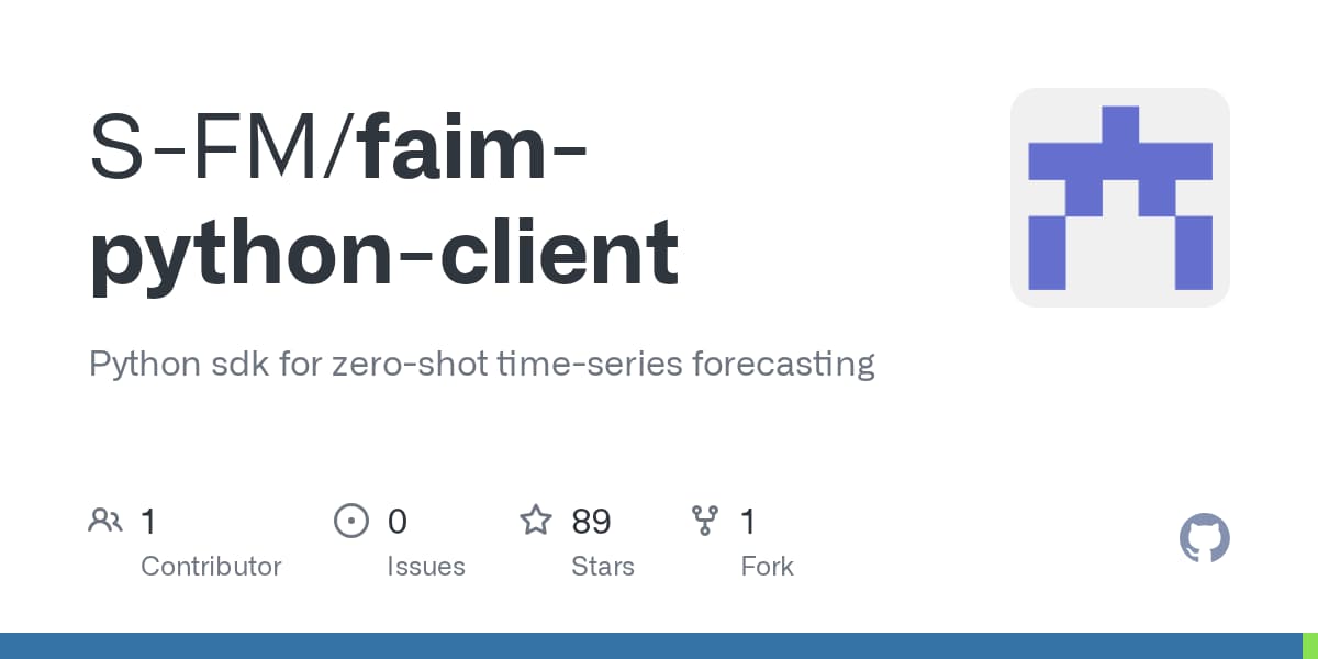 Show HN: Python SDK – Forecasting with Foundation Time-Series and Tabular Models
