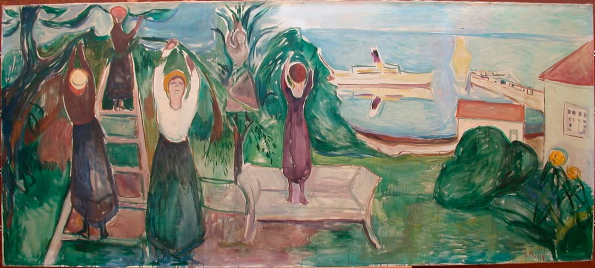 Edvard Munch’s Paintings for a Chocolate Factory Get a Rare Museum Outing