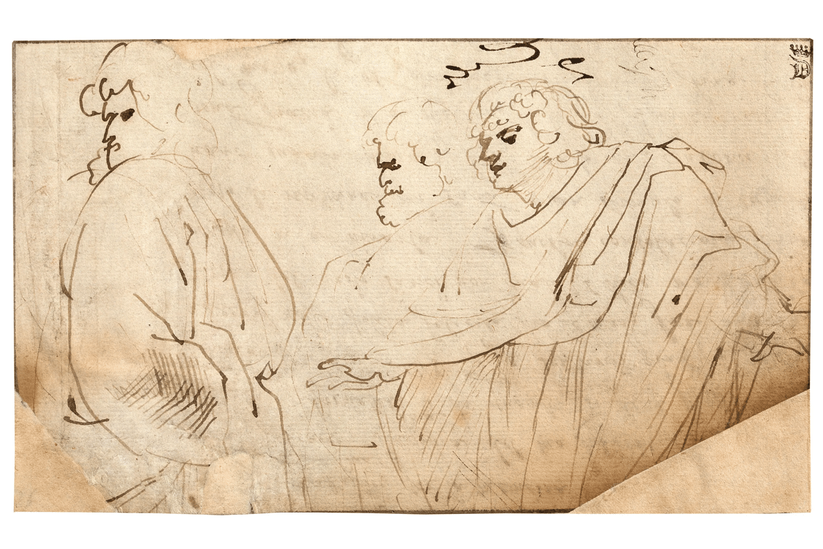 King Baudouin Foundation Acquires Rubens Notebook Page for $121,100