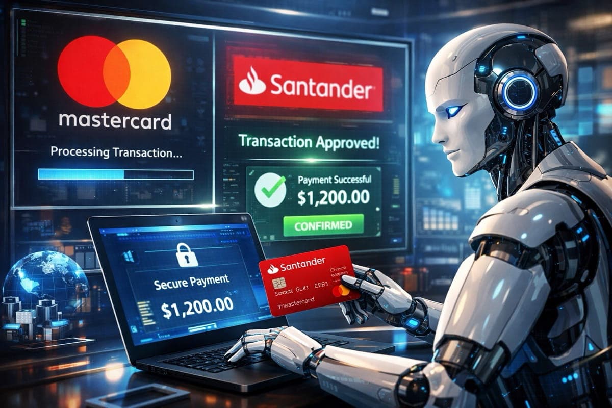 Mastercard and Banco Santander Complete Europe’s First Live AI-Executed Payment