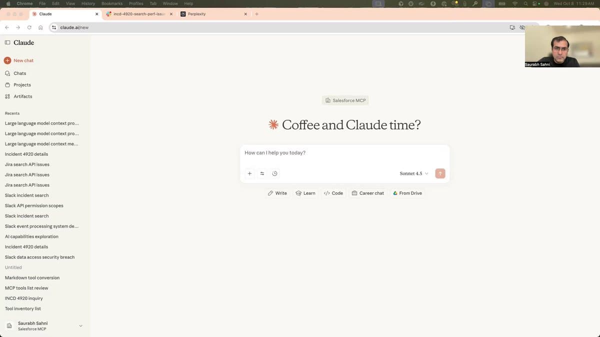Slack MCP Server Integrated with Claude AI at Dreamforce