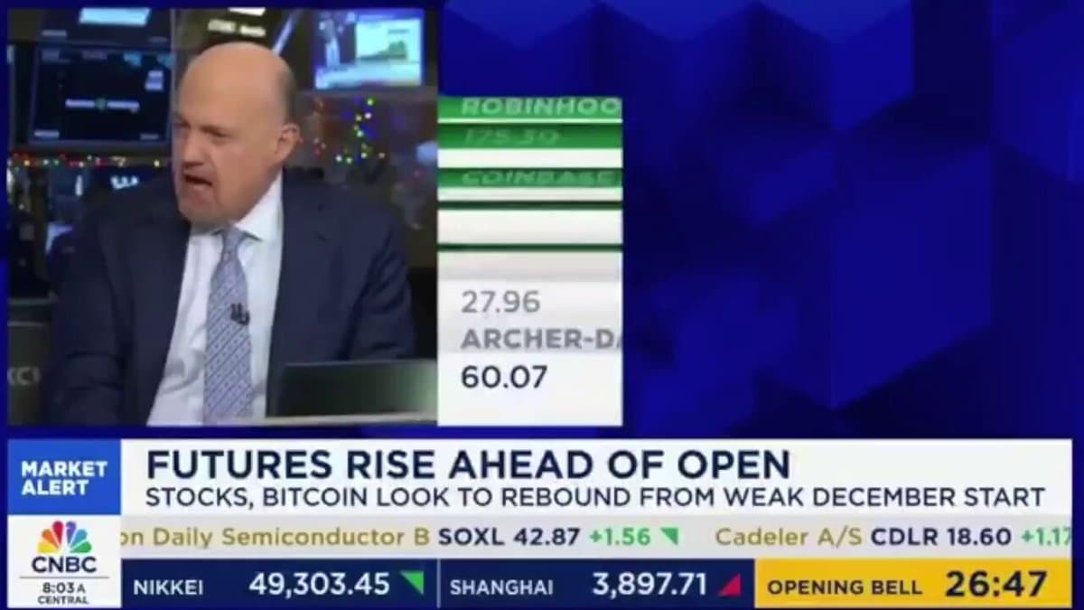 Cramer Crowns Saylor as Bitcoin’s Malcolm X, Vows Short Defeat