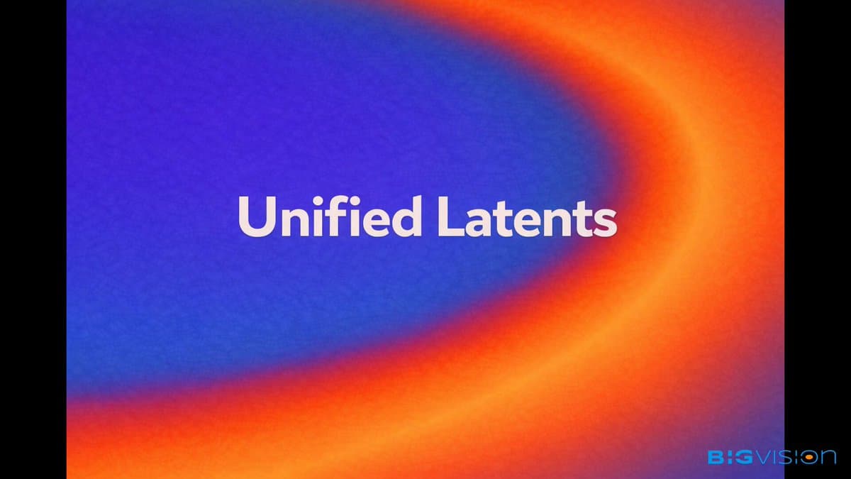 Unified Latents Merge Vision, Video, and Text
