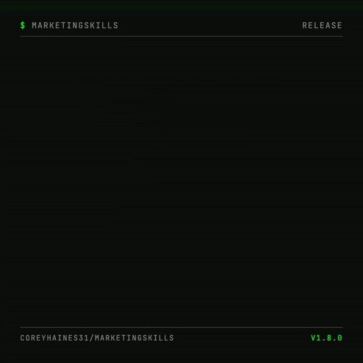 Marketing Skills 1.8 Adds Directories, Competitor Profil