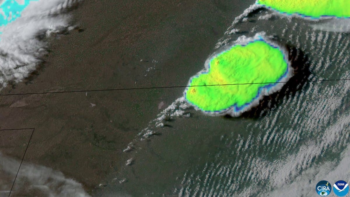 Mother Nature's Fury Captured by NOAA Satellite