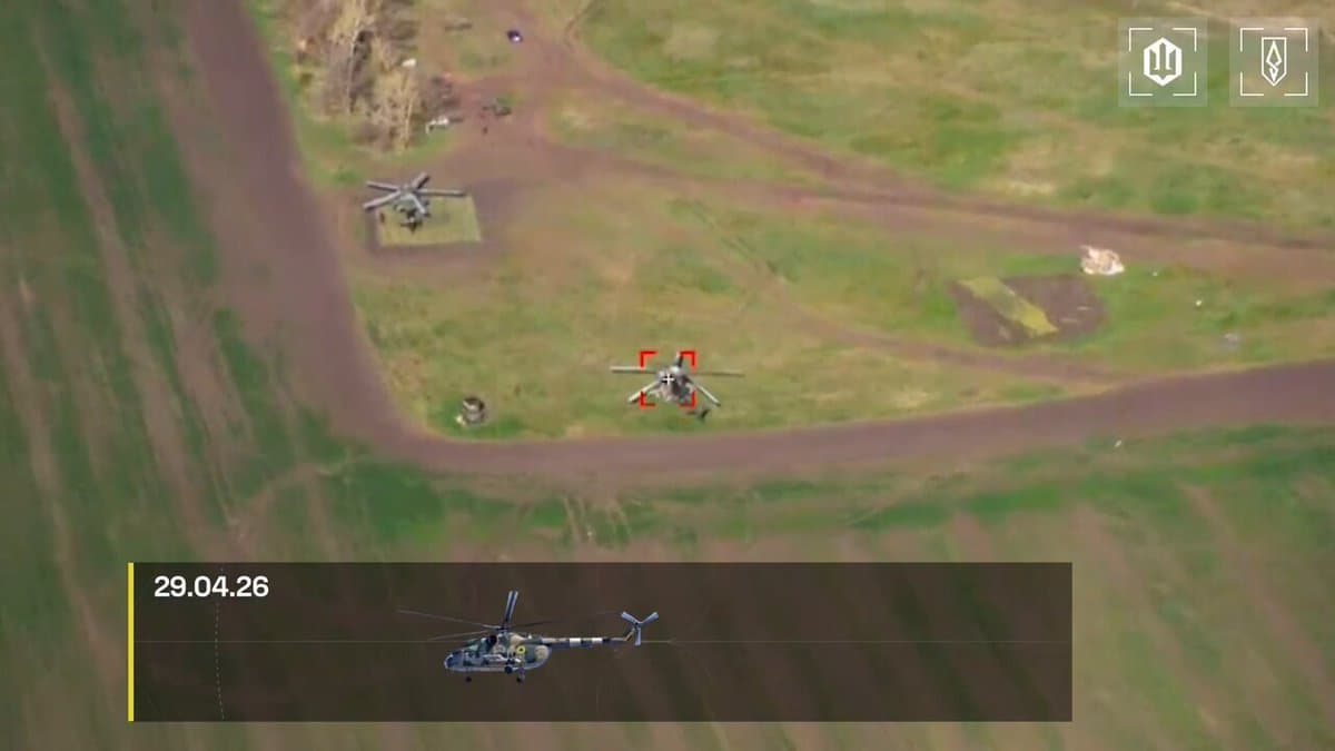 Ukrainian Drones Down Russian Helicopters 150km Behind Lines