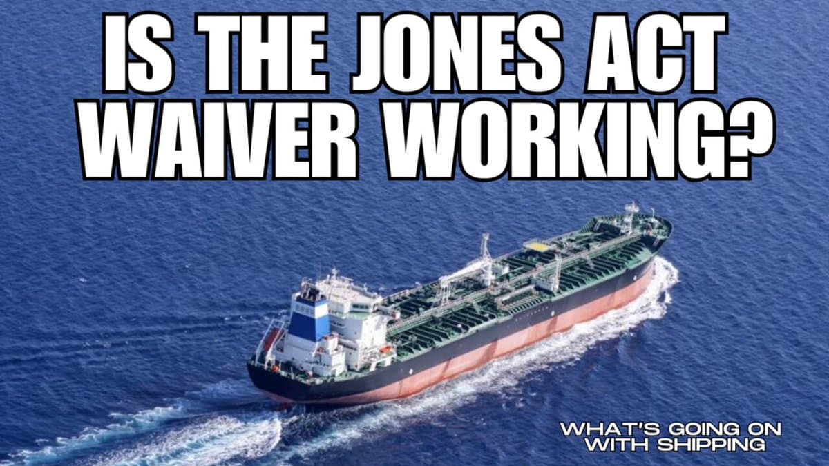 Evaluating the Jones Act Waiver’s Effectiveness and Necessity