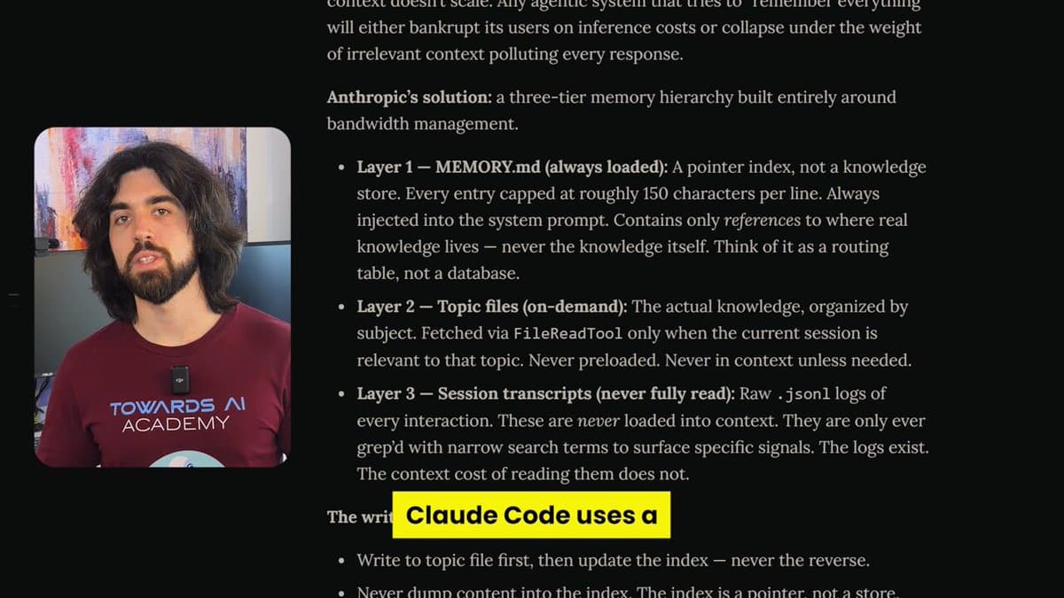 Claude Code's Three‑Layer Memory Keeps Sessions Coherent