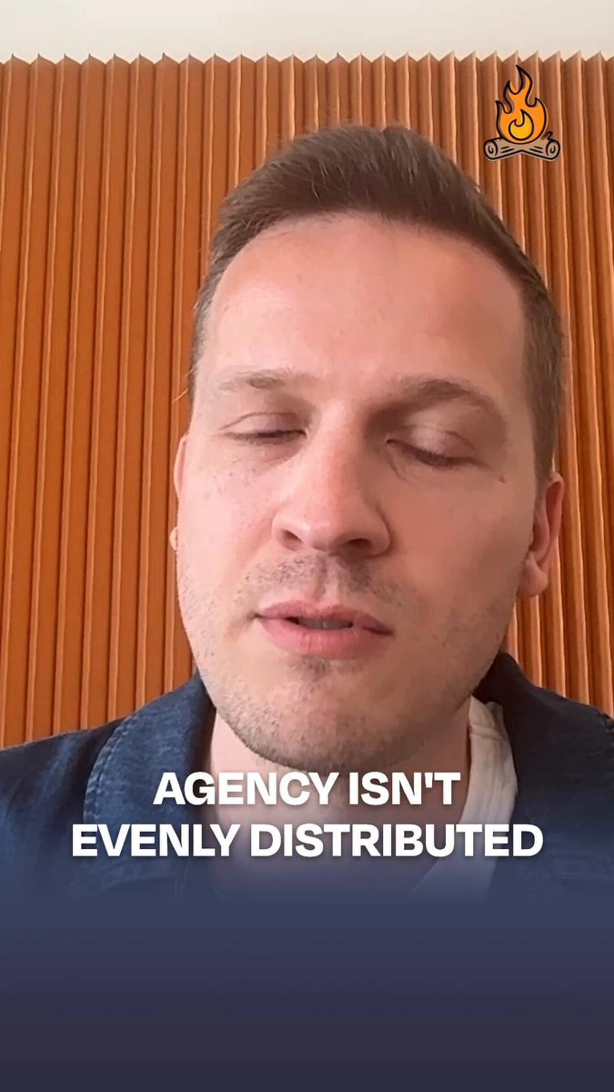 Agency Trumps Skill When Success Depends on Action