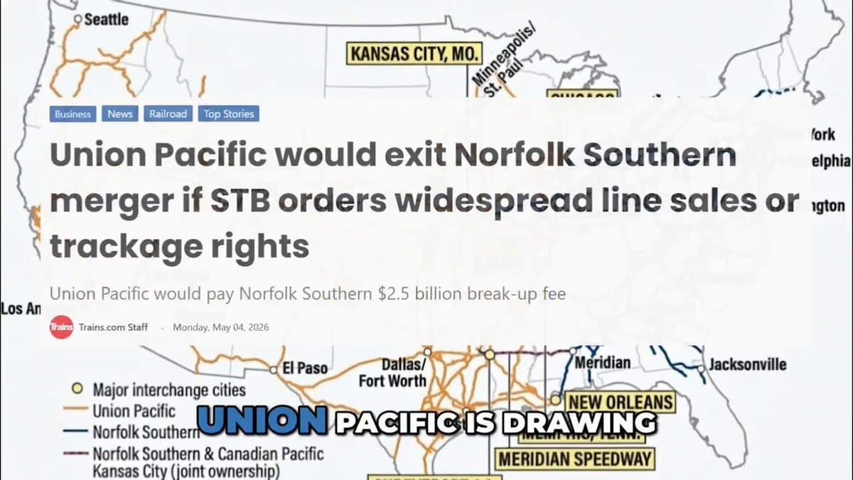 UP Refuses to Divest Lines in Historic Merger