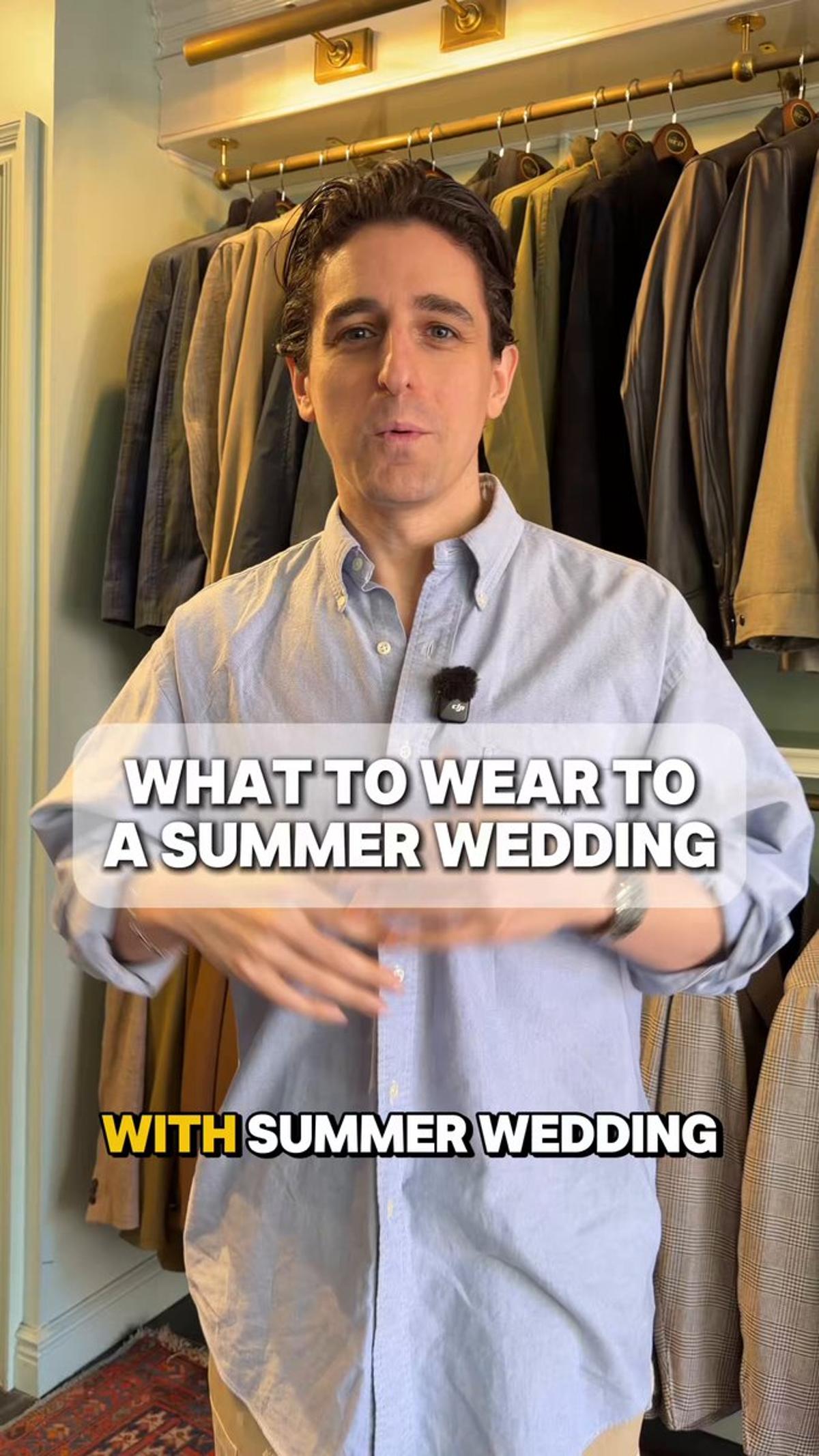 NY Tailor Reveals Summer Wedding Suit Essentials