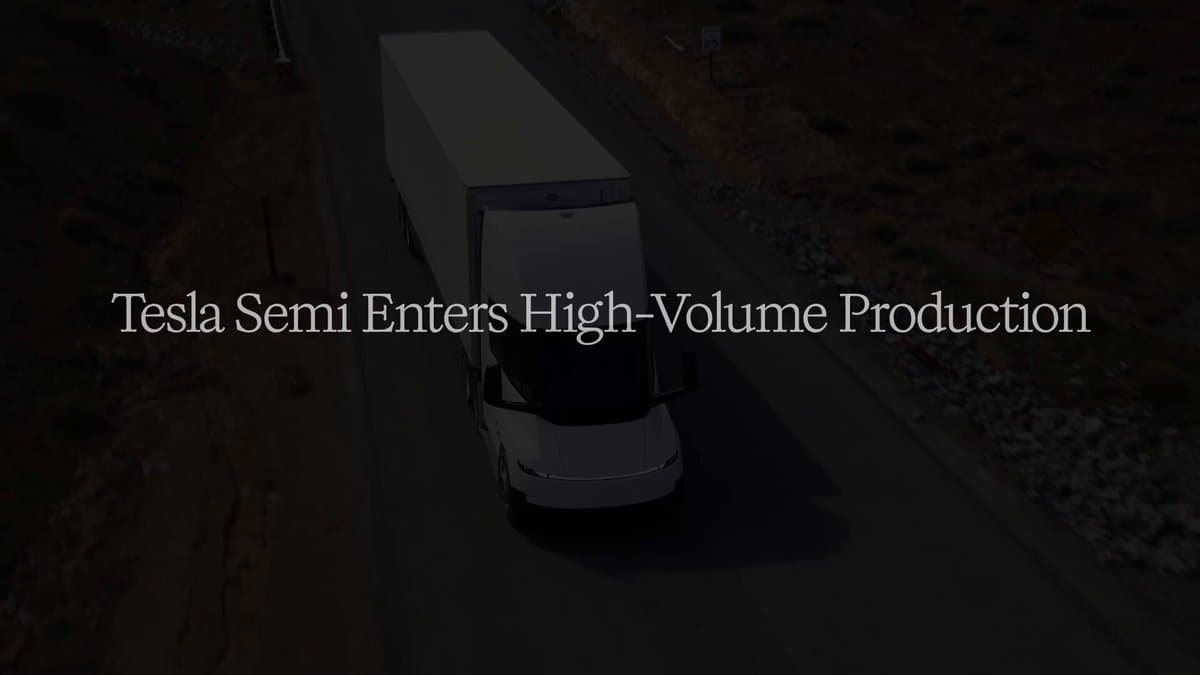 Tesla Semi Delivers 500‑Mile Range, Beats Diesel