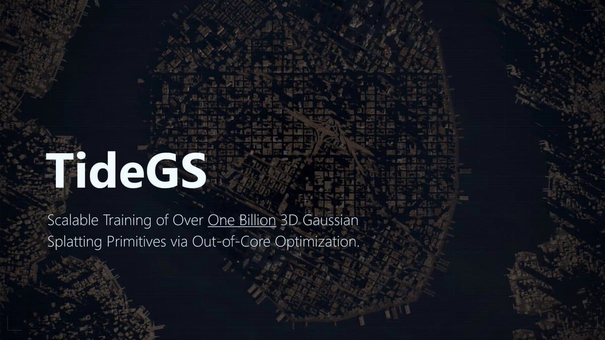 Train 1B 3D Gaussians on One 24GB GPU