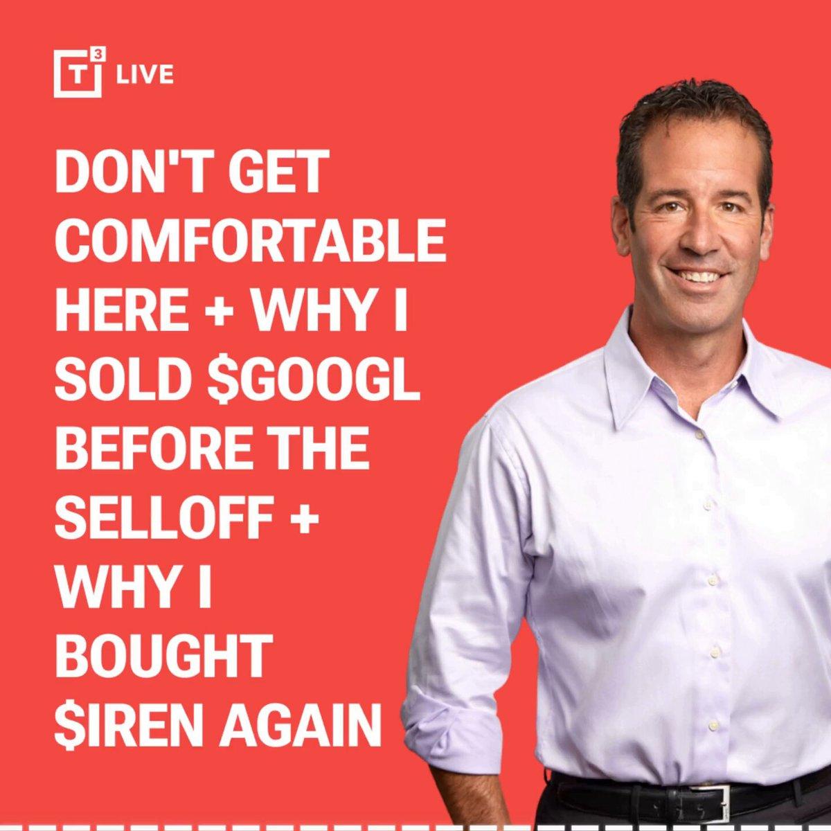 Stay Selective: Sold Google Pre‑selloff, Re‑bought Iren