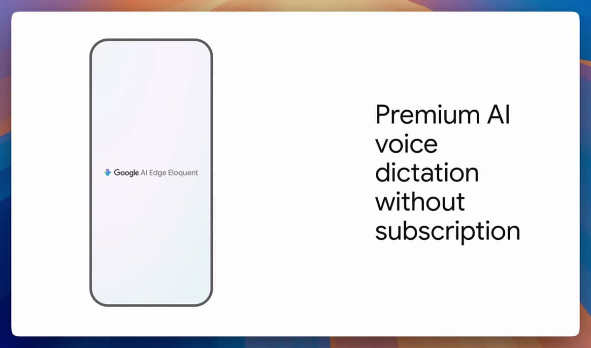 Google Launches Free Offline AI Dictation, Rattling Startups