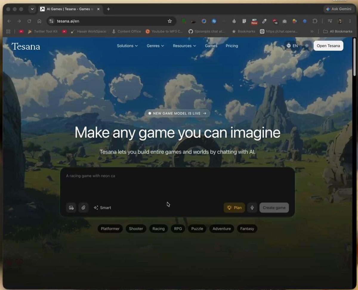 Turn Text Prompts Into Fully Playable 3D Games