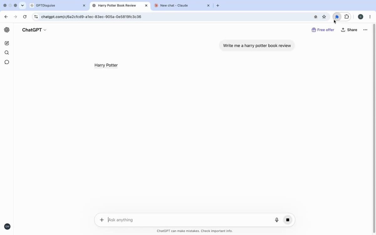 AI Chat Disguised as Docs Lets Users Hide Usage