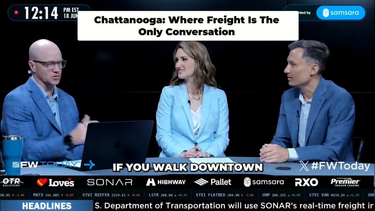 FreightWaves Champions Chattanooga as the Nation's Freight Hub