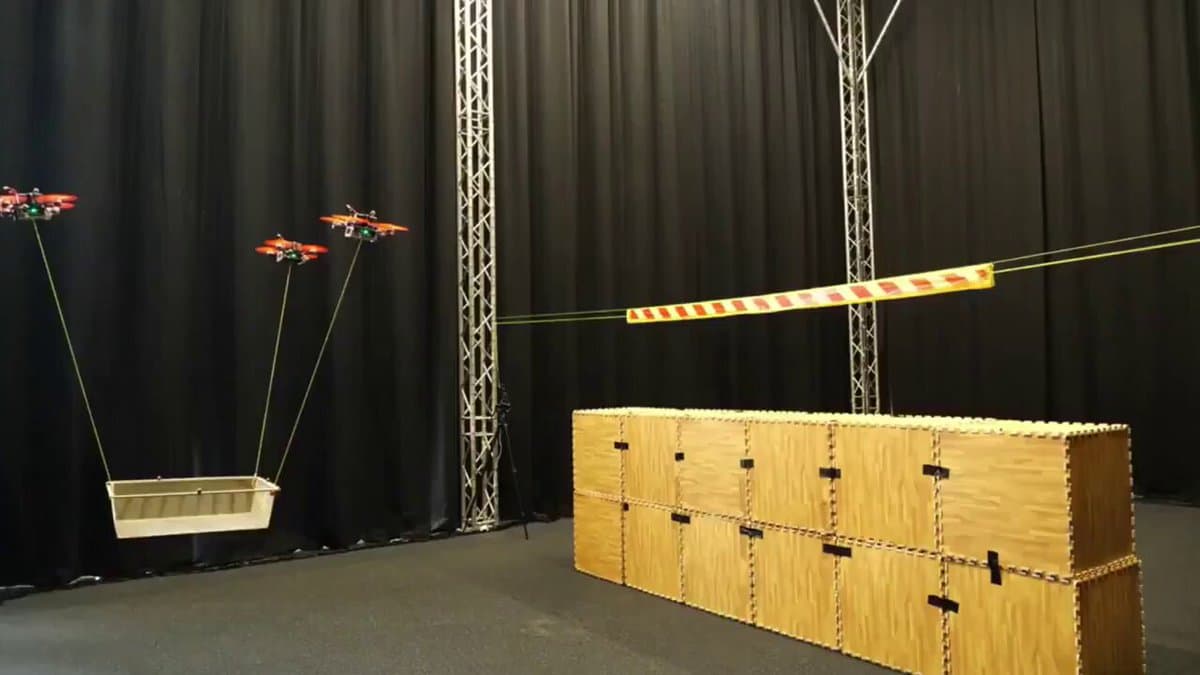 Chinese AI Swarm Enables Cooperative Drone Transport and Rescue