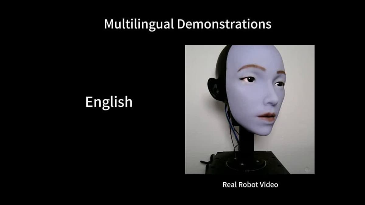 New Framework Syncs Robot Lips with Speech in 12 Languages