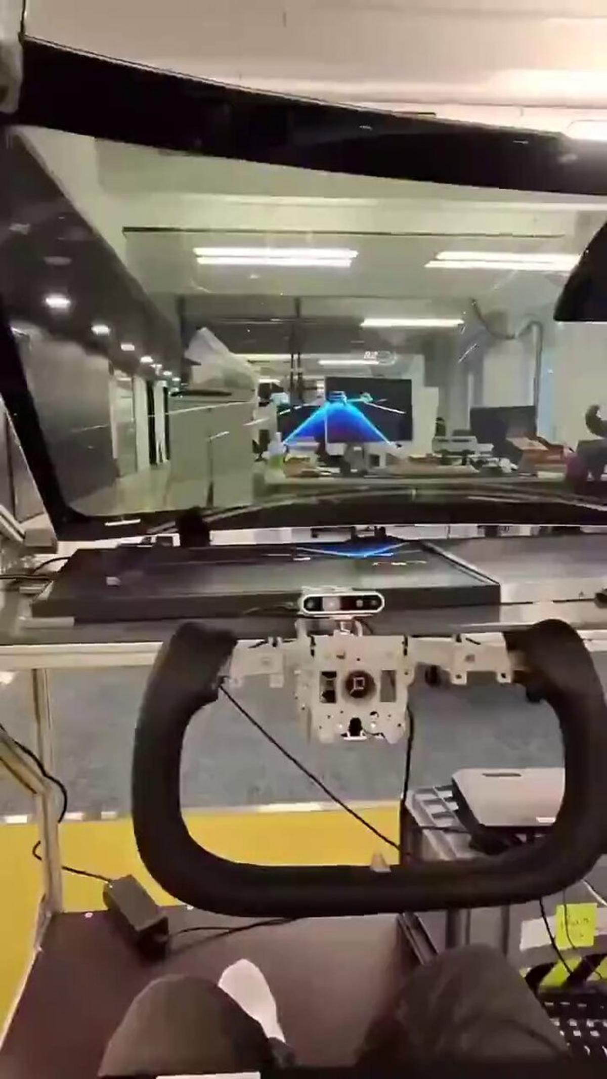 Holographic Car Windows Display Live Driving Data