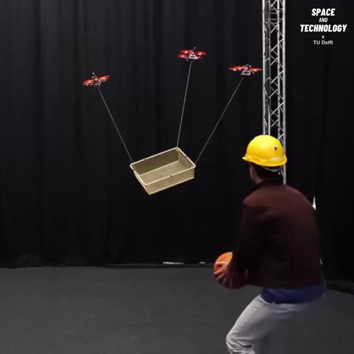 Swarm Drones Lift Heavy Loads with Precision